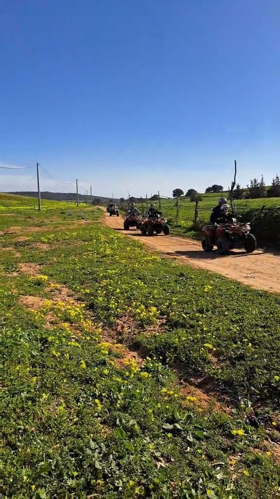 Quad adventure in desert