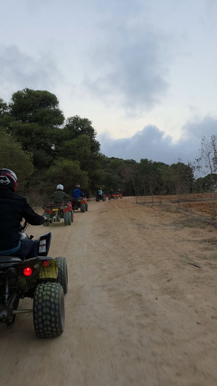 Single rider on quad