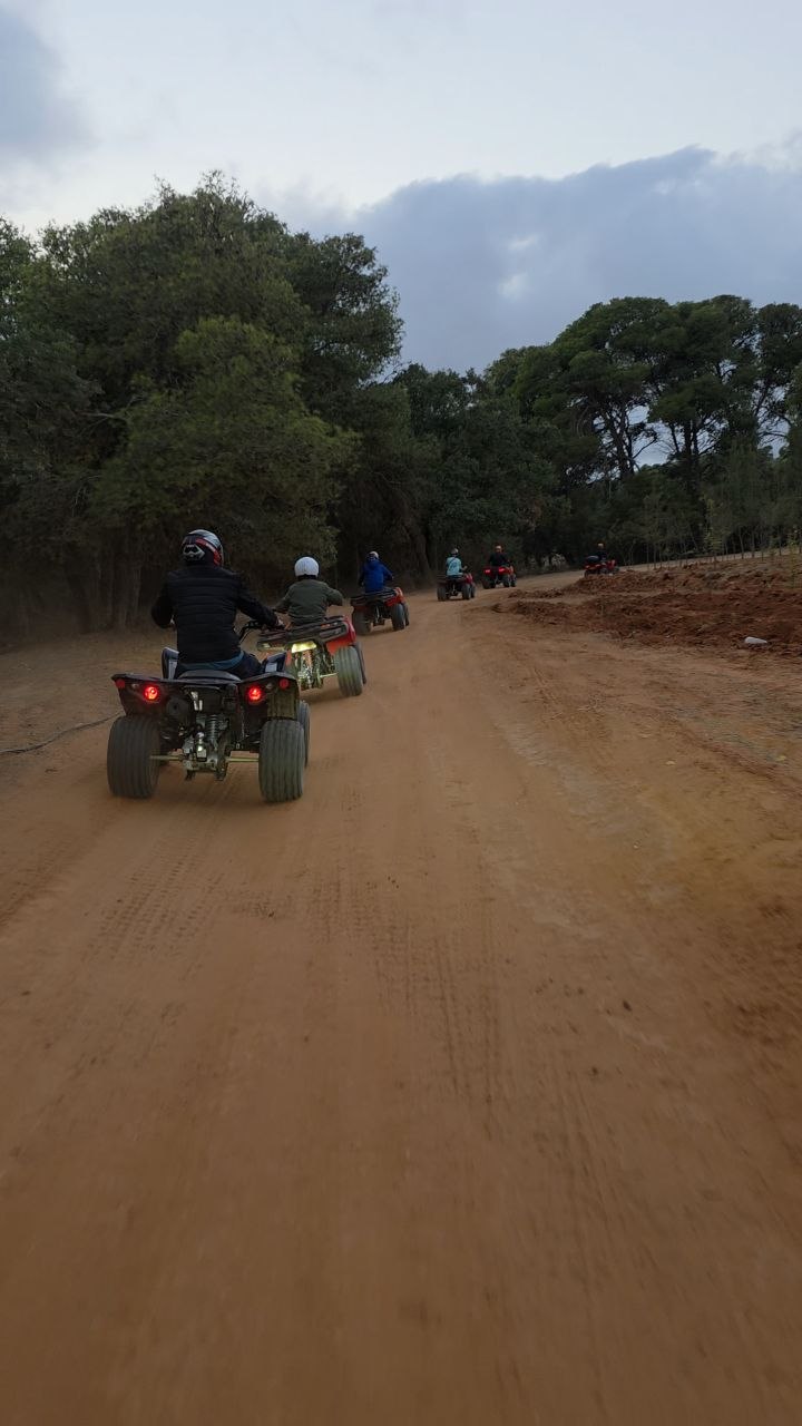 Sandy terrain riding